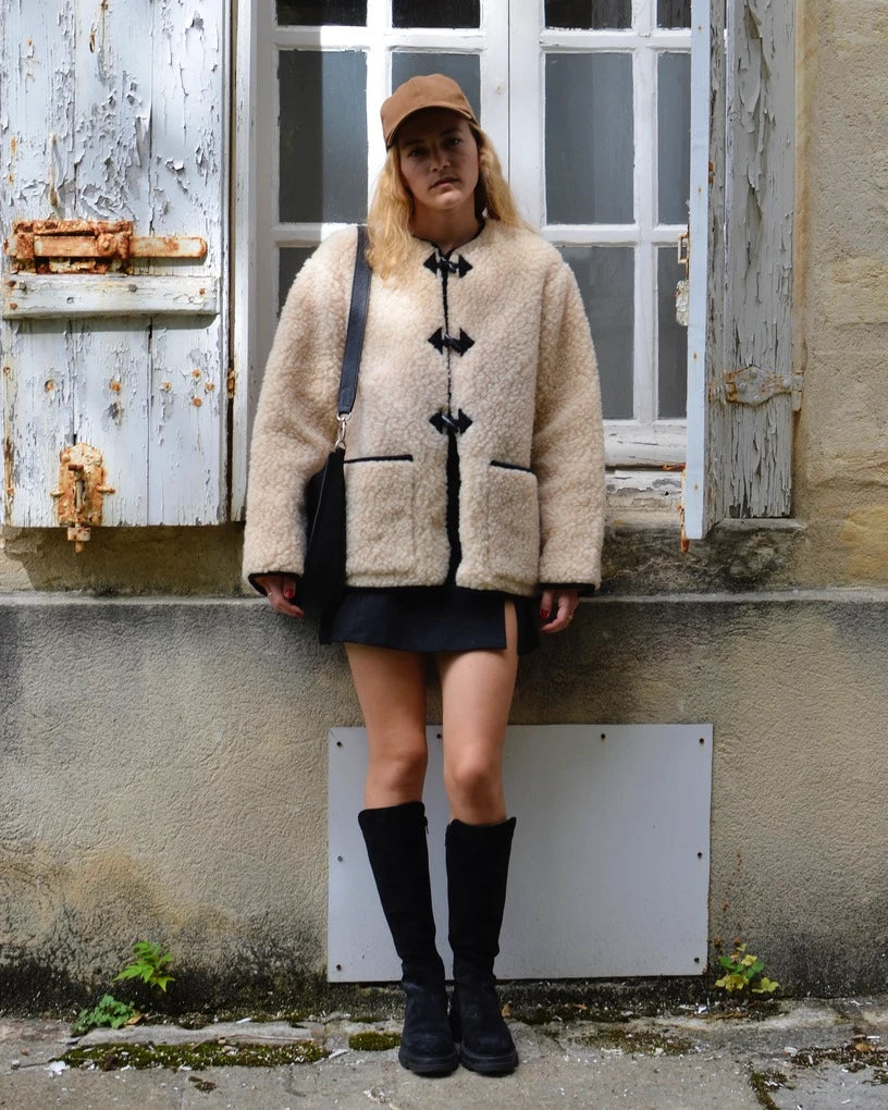 veste mouton femme lifestyle