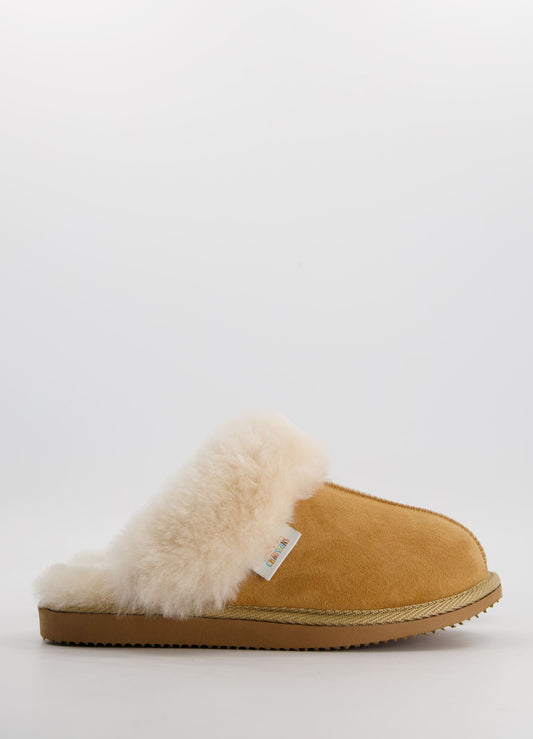Chaussons mouton - Classique - Beige
