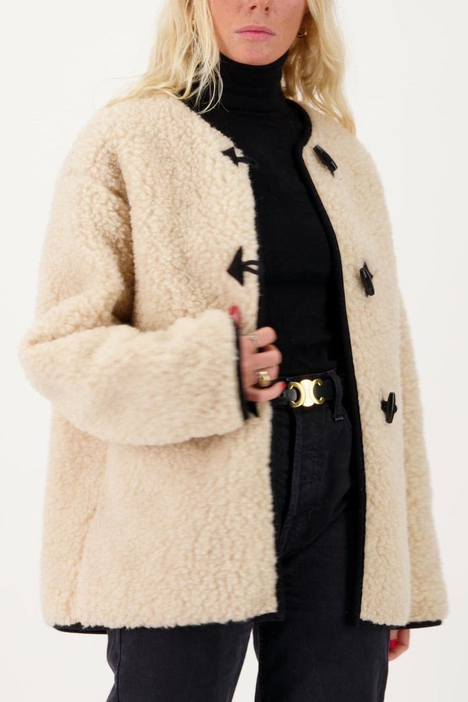 Veste moumoute femme - 100% laine